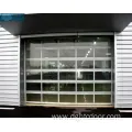 Automatic Aluminum Tempered Glass Sectional Garage Doors